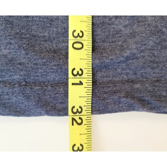 Lee Men's 3XL Regular Fit Blue Heathered T-Shirt Cotton Polyester Big & Tall - Picture 8 of 8